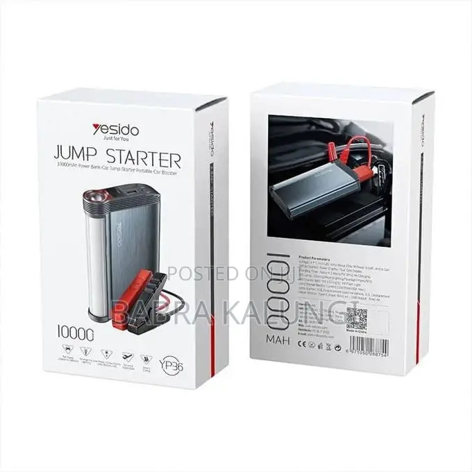 Yesido YP36 Emergency Jump Starter 10000mah Power Bank Car-