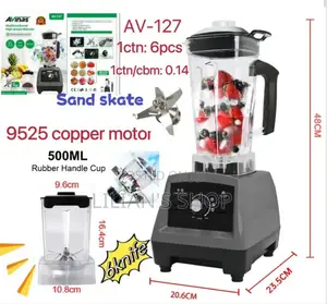 Avinas Copper Motor Heavyduty Blender 500mls