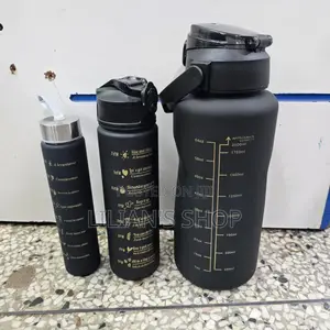 Motivational Drinking Water Bottle 3pcs
