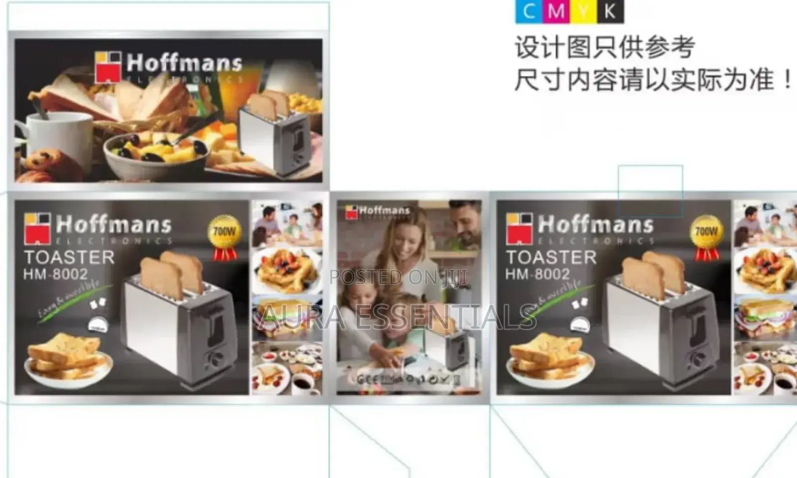 Original Hoffman 2 Slicer Electric Bread Toaster
