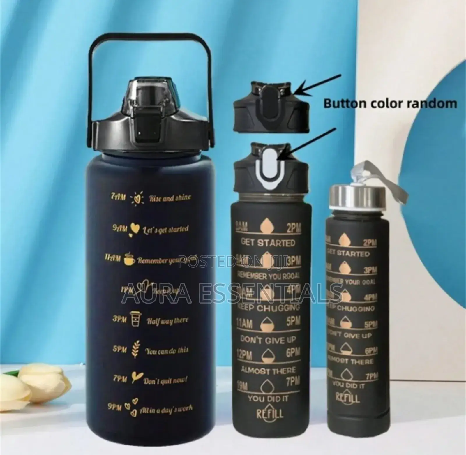 3pcs Portable Water Bottle Set