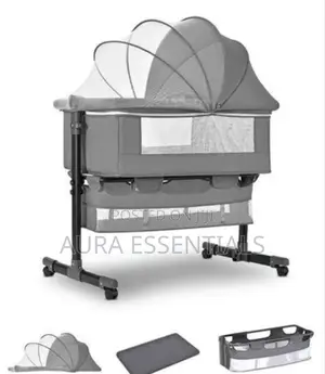 Convertible Baby Bassinet With Detachable Mosquito Net