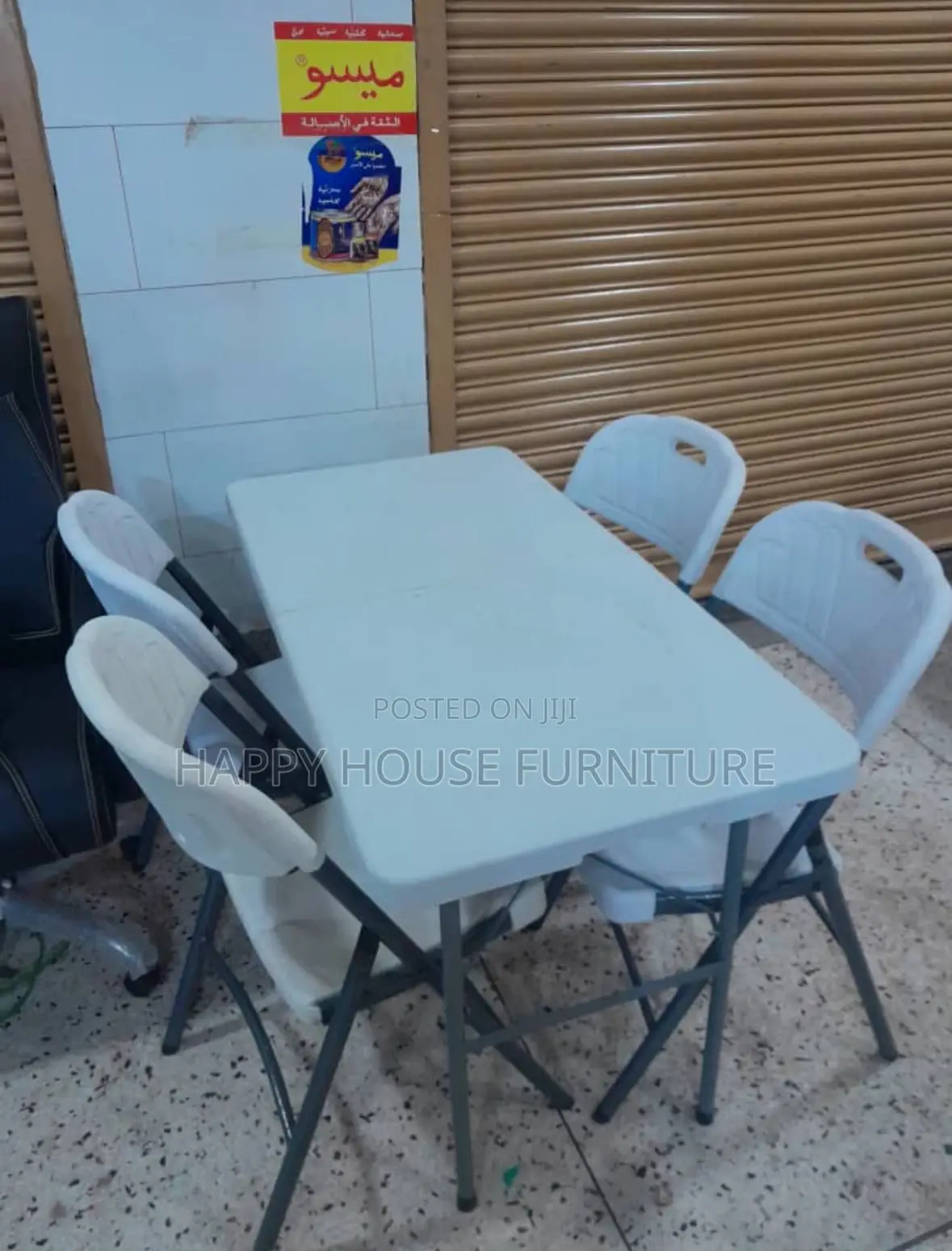 Foldable Plastic Table and Chairs