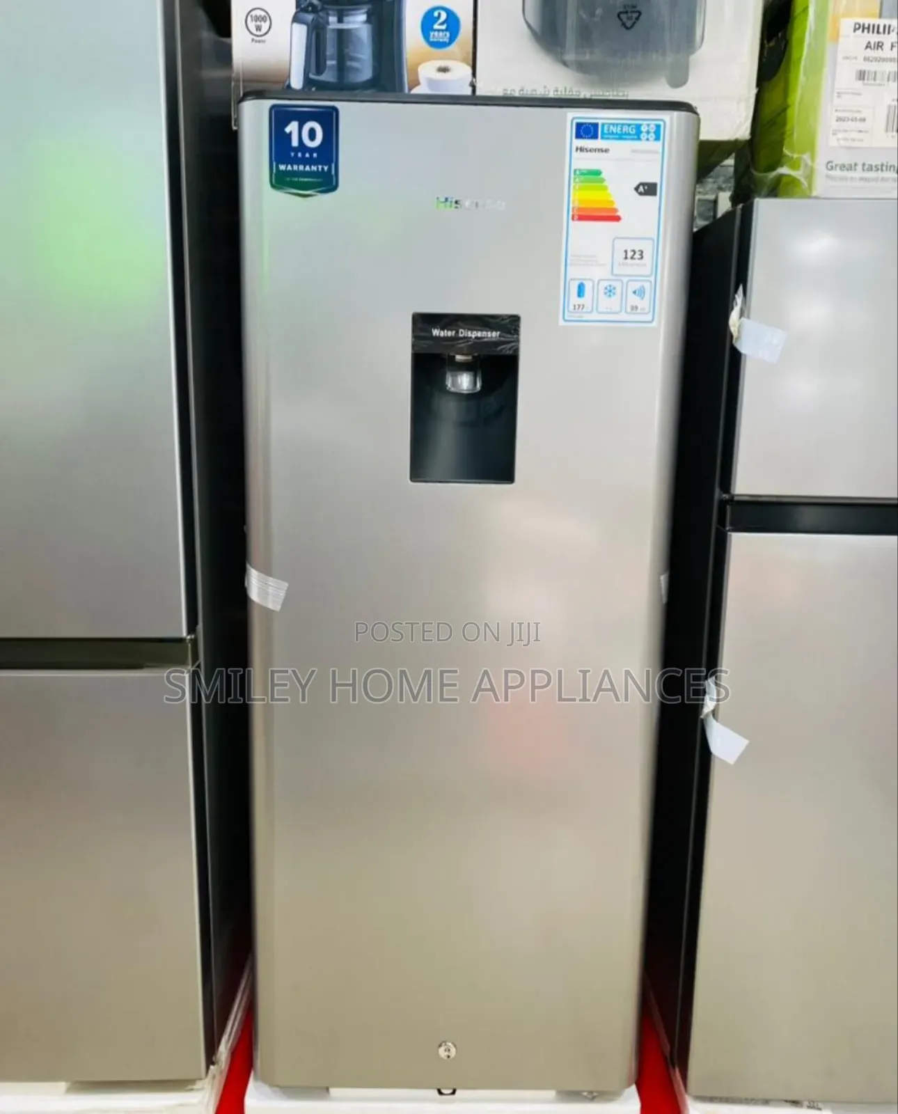 229ltrs Hisense Single Door Refrigerator With a Dispenser