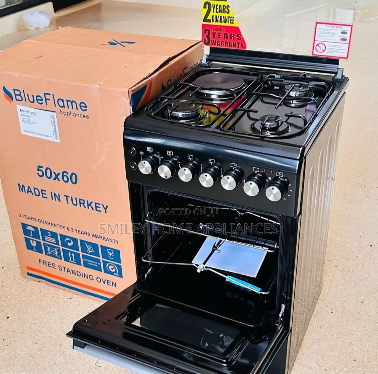 Blueflame (3+1)50×60 GAS COOKER With a Rotisserie