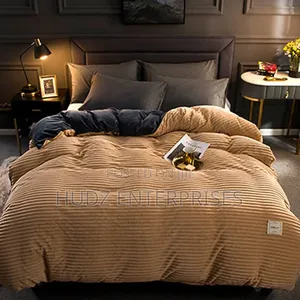 4pcs Coral Duvet 6*6gold
