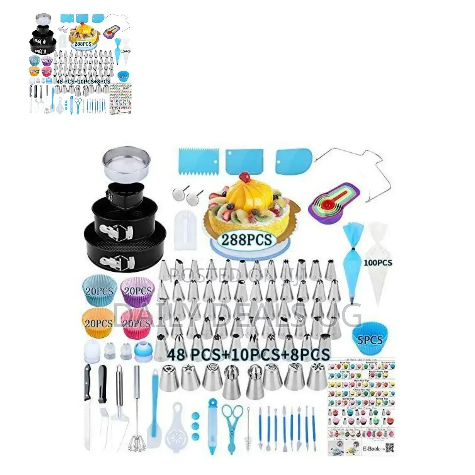 Cake Baking Decorations Set