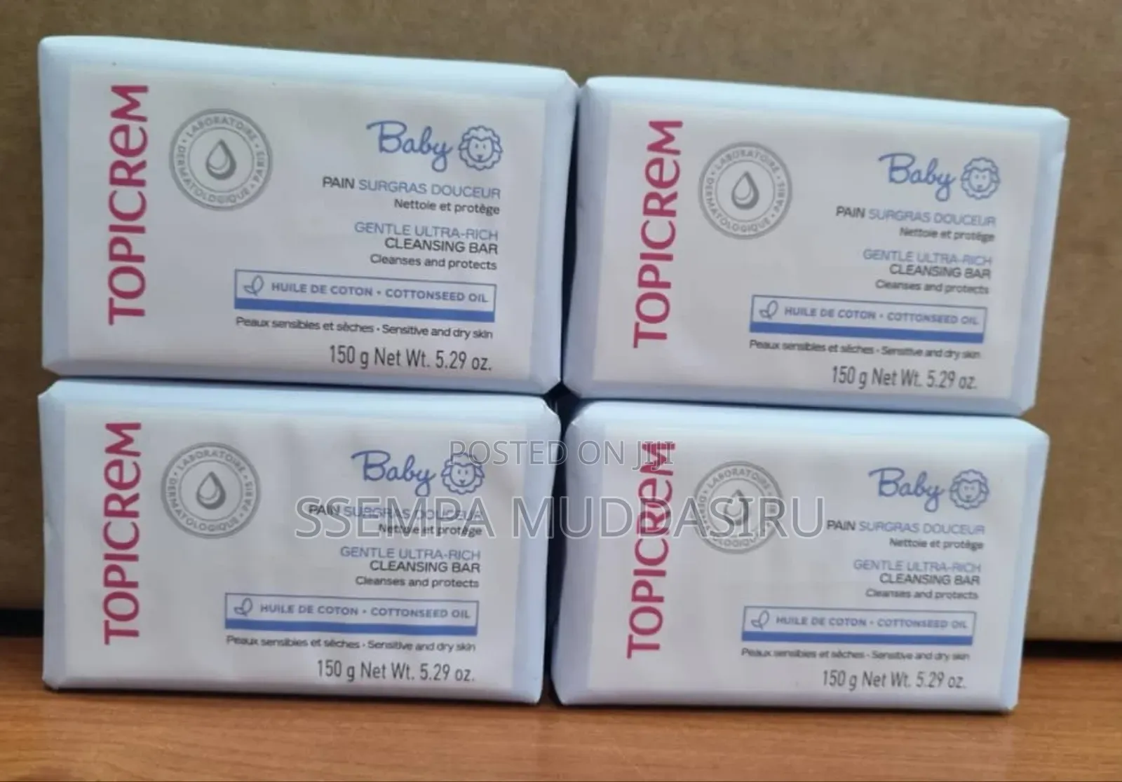 Topicrem Baby Gentle Ultra Rich Cleansing Bar Soap
