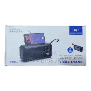 Photo - H at F Solar Rechargeable Portable Wireless Speaker With FM