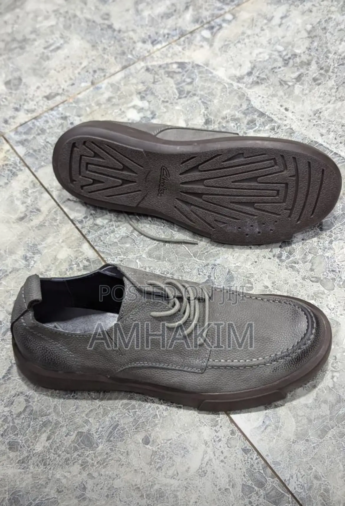 Men’S Clarks Leather Casual Shoes in Stock