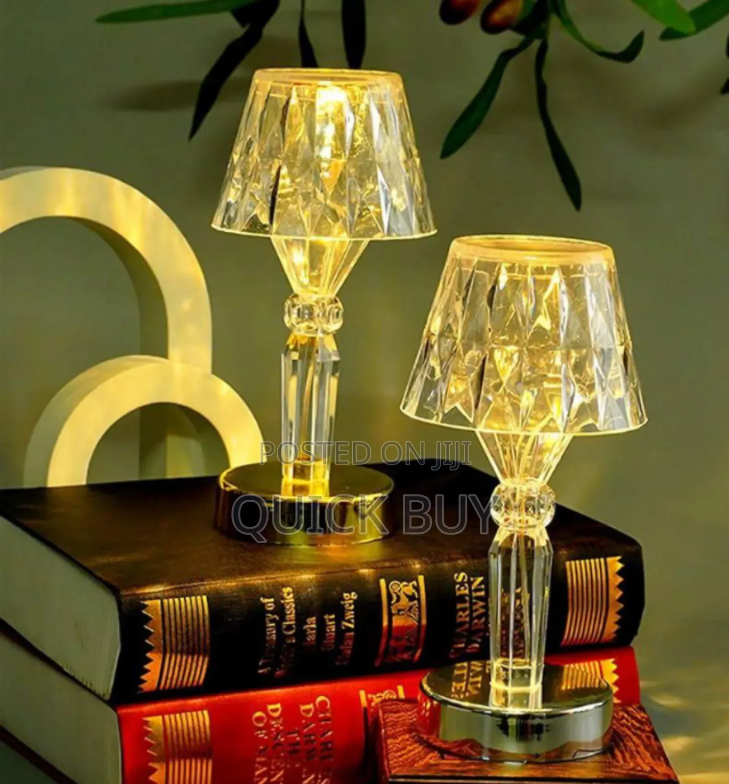 Elegant Decorative Crystal Table Light Lamp