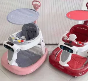 Luxurious 3 in 1 Robust Baby Walker, Anti -Fall Tech