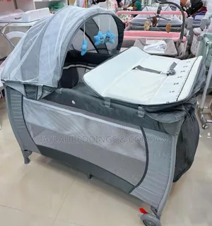 Photo - Foldable Travel Baby Crib Nursery Center Newborn to Toddler