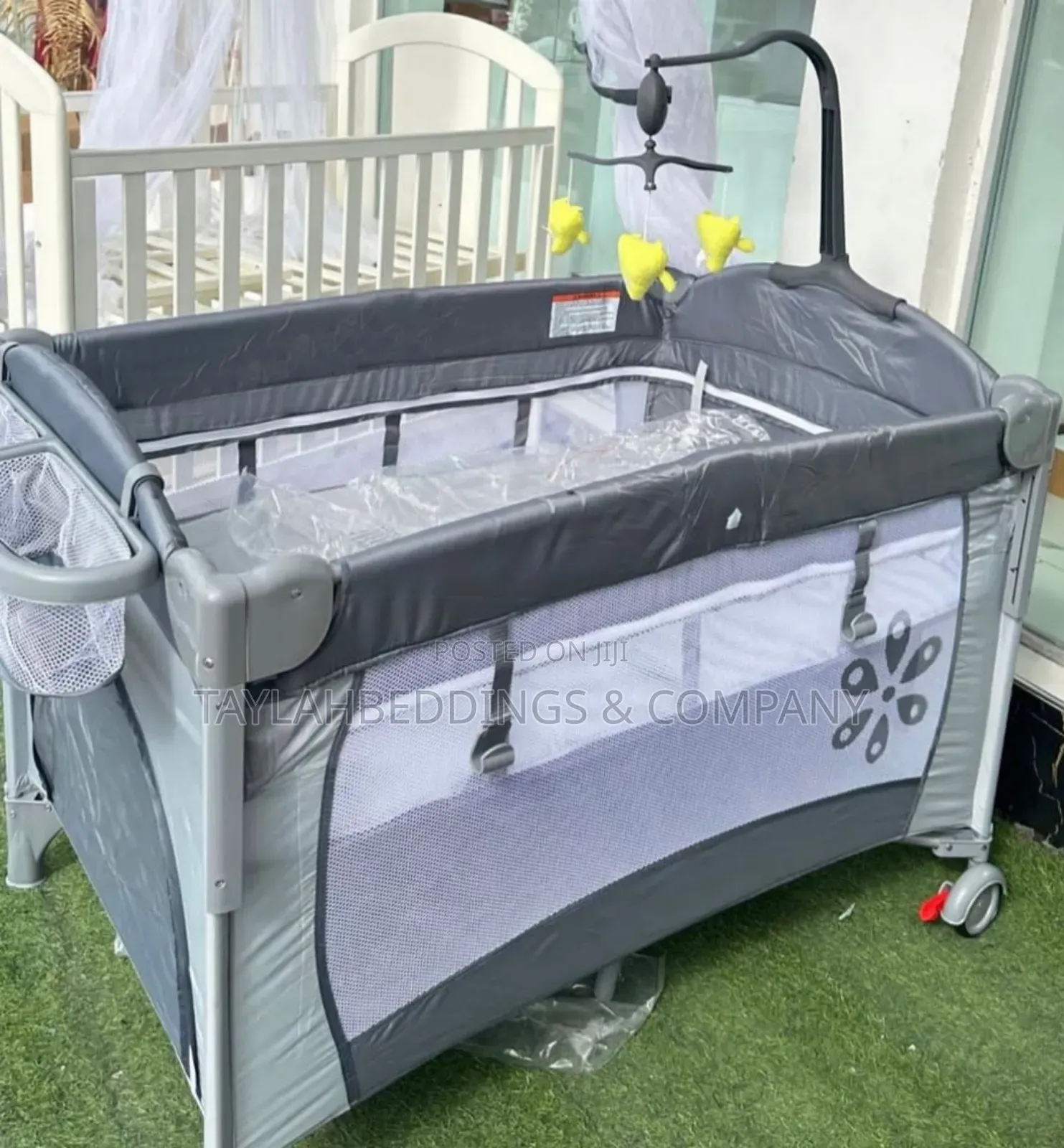 Foldable Travel Baby Crib Nursery Center Newborn to Toddler