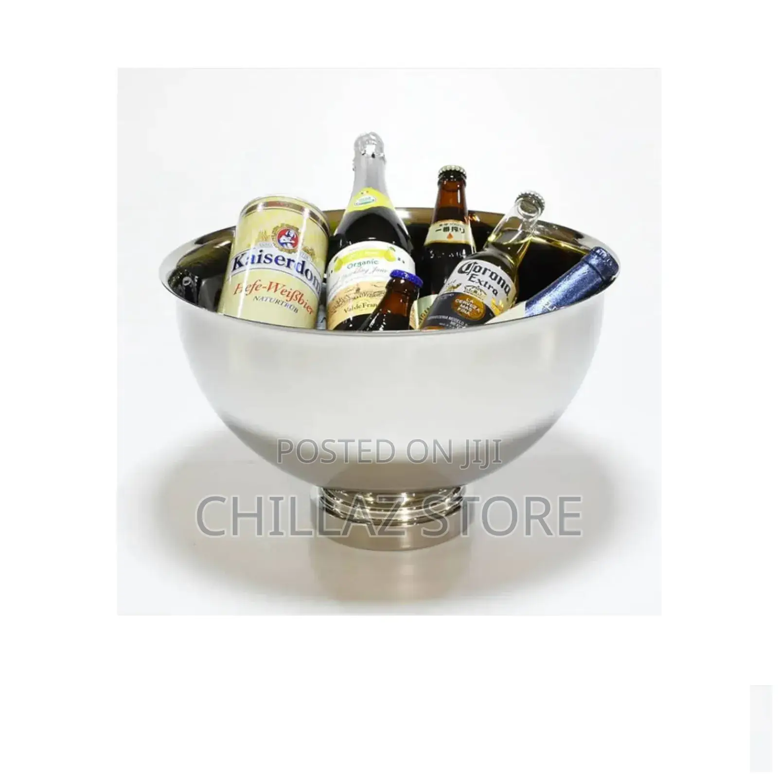 Stainless Steel Champagne Ice Bucket.