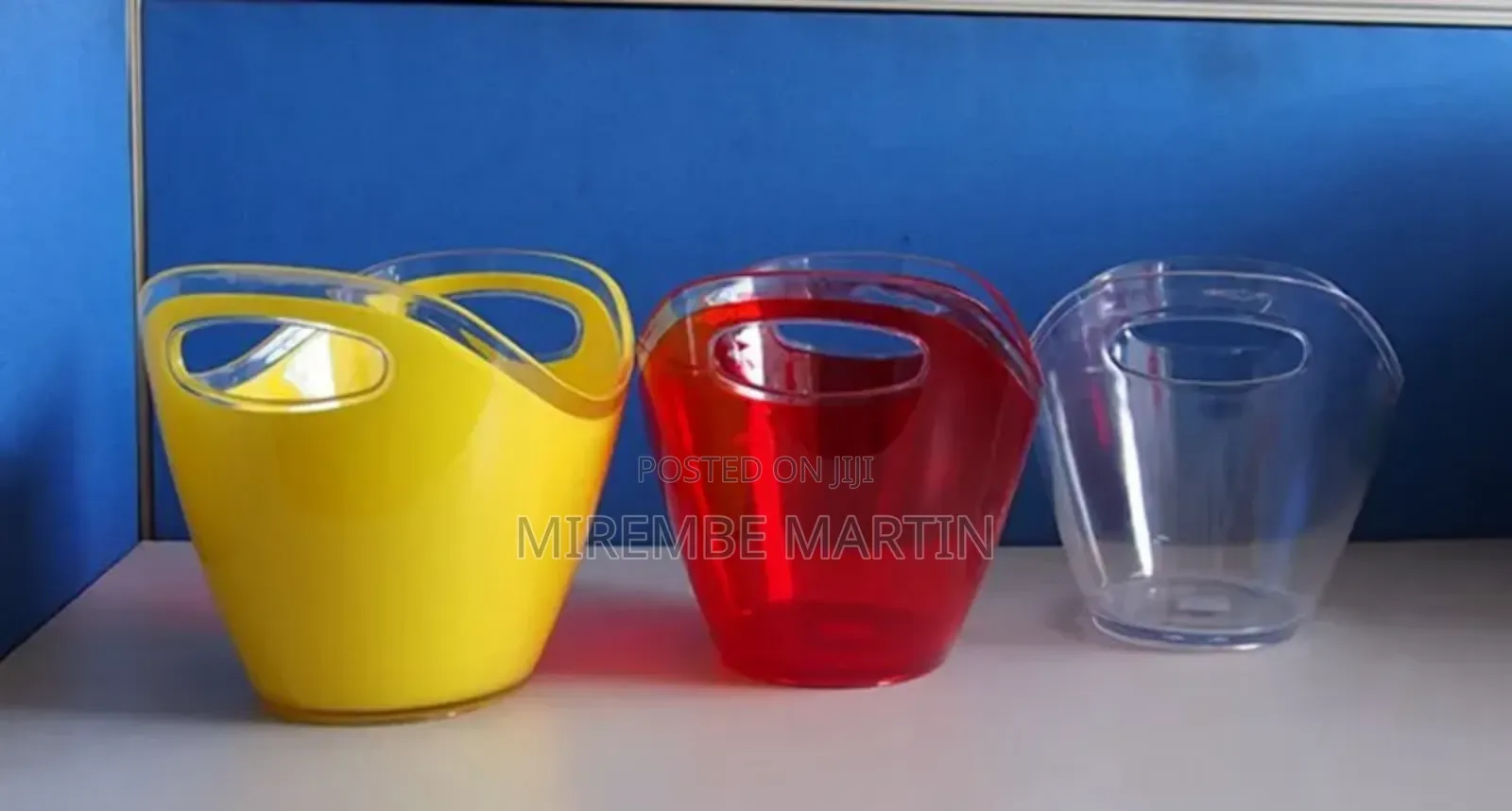 Co-Rect Acrylic 6 Bottle Champagne,Wine Ice Bucket,