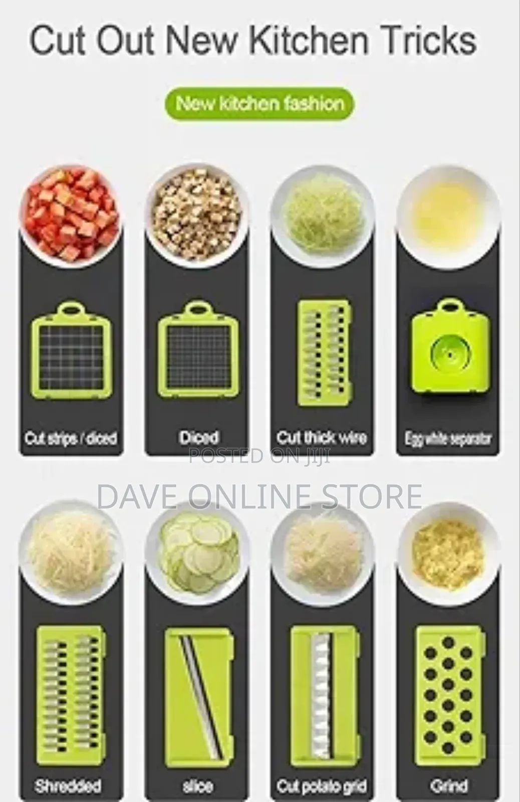 Vegetable Chopper 12 in 1 Multifunctional Food Chopper