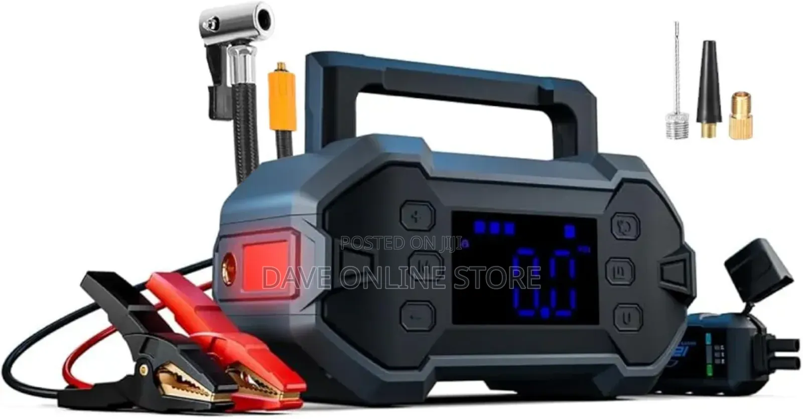 Portable Car Jump Starter 3000A With Air Compressor 12V