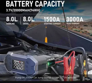 Photo - Green Keeper Car Jump Starter, Power Bank Air Compressor