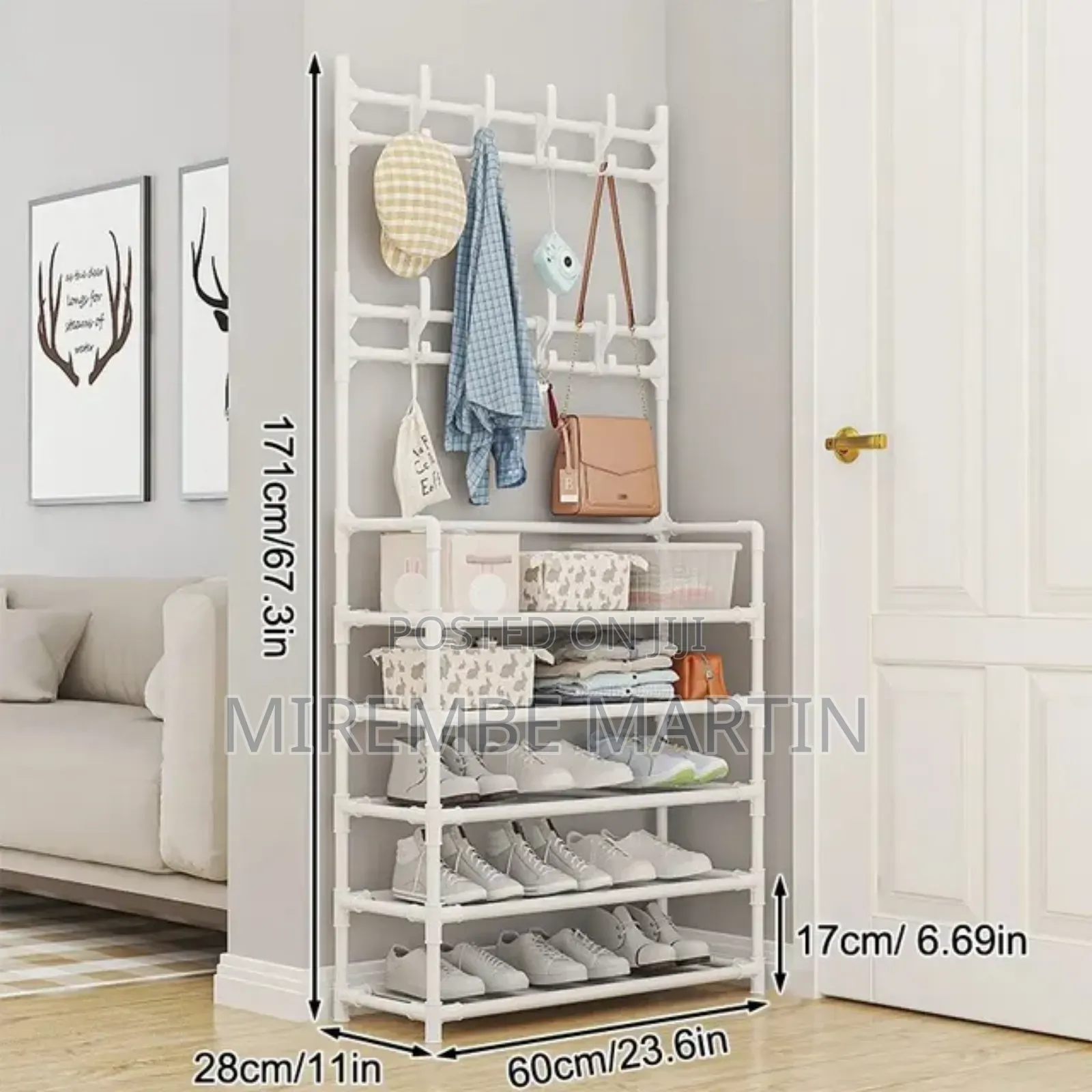 Storage Rack Household Multifunctional Clothes Coat Rack