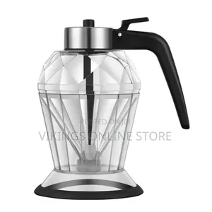 Diamond Oil Can Glass Dustproof Vinegar Oil Bottle