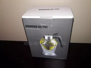Diamond Oil Can Glass Dustproof Vinegar Oil Bottle
