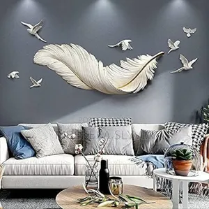 Light Luxury Feather Wall Decoration