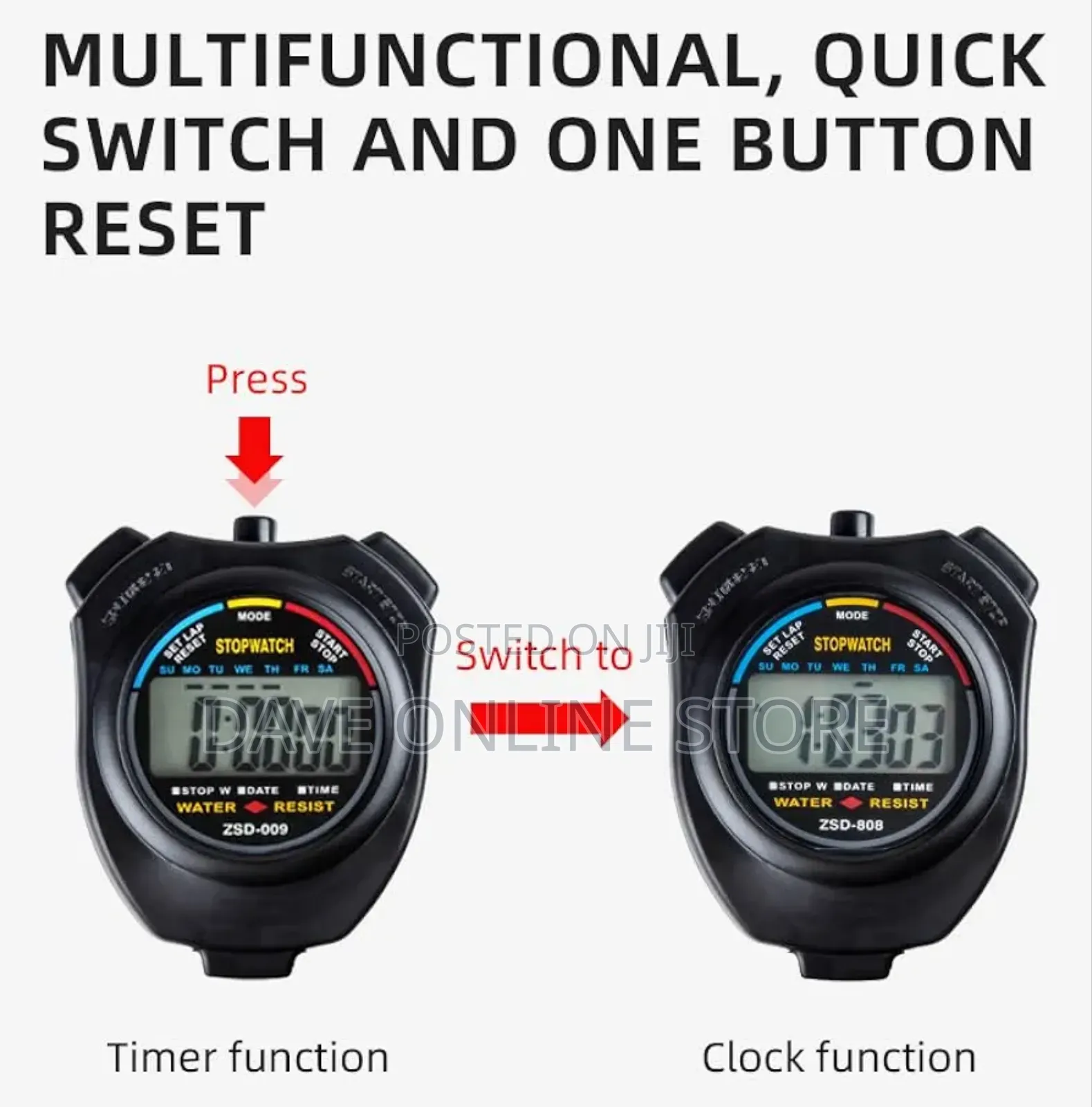 ZSD-009 Digital Waterproof Stop Watch )