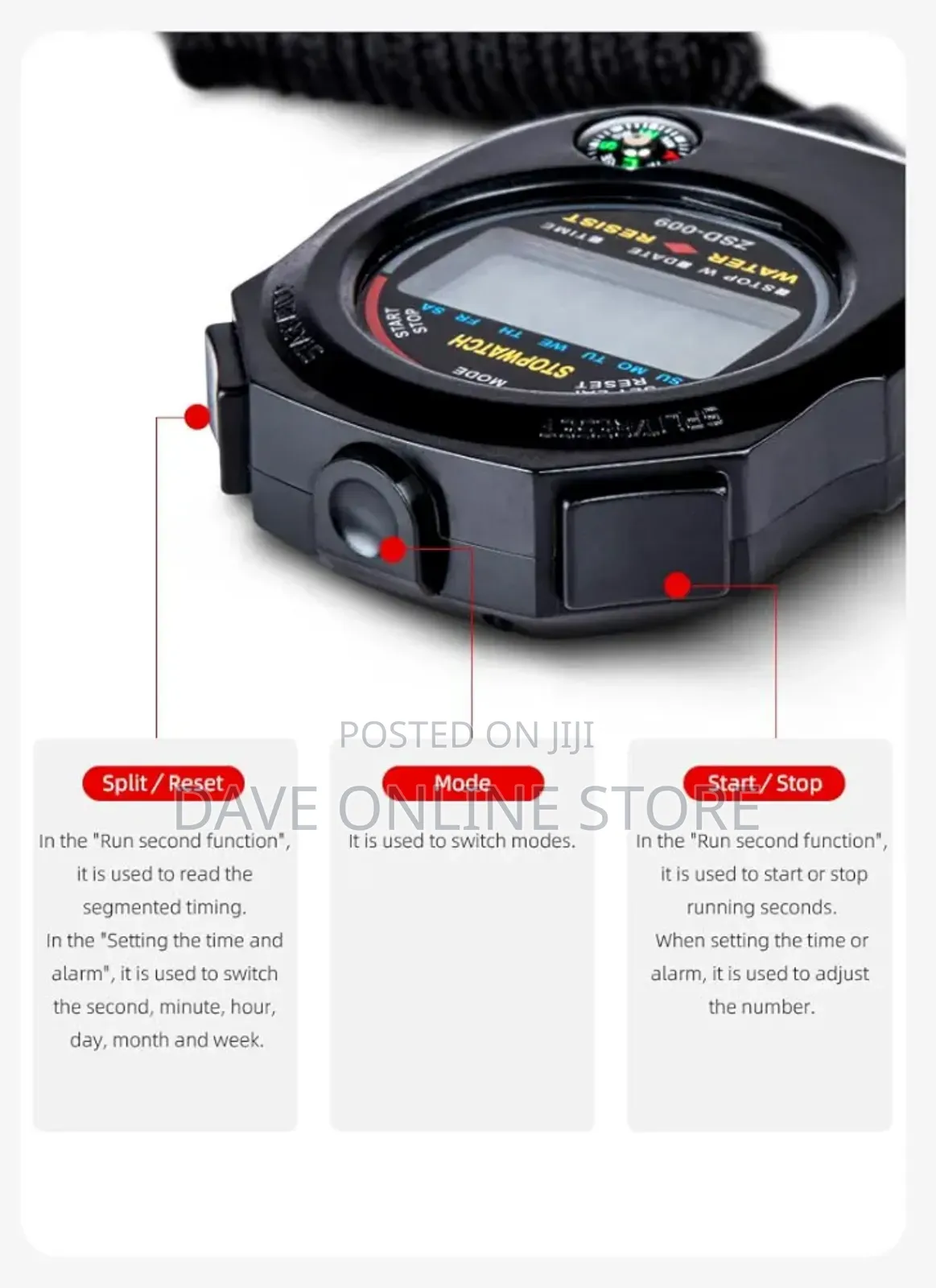 ZSD-009 Digital Waterproof Stop Watch )