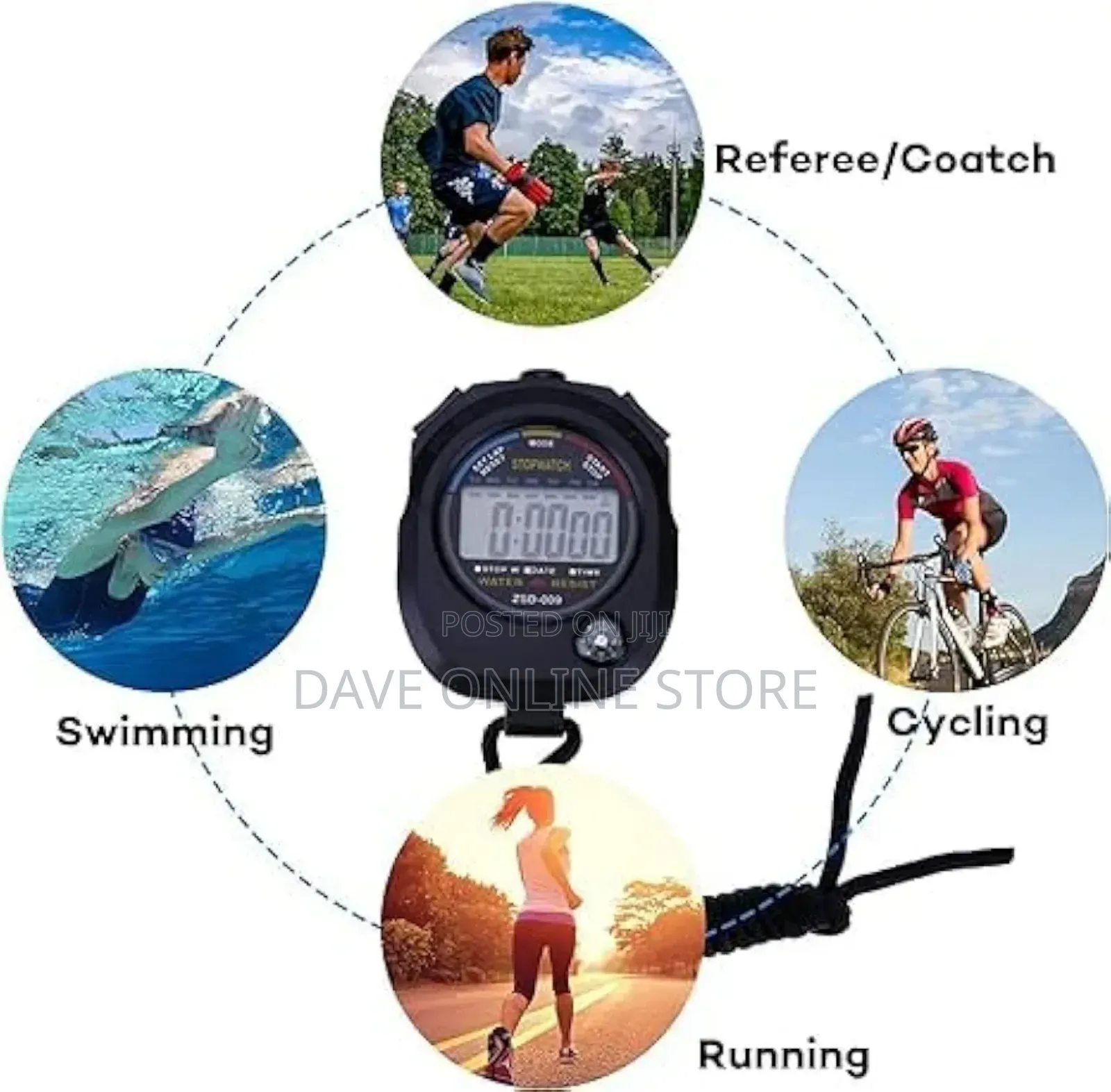 ZSD-009 Digital Waterproof Stop Watch )