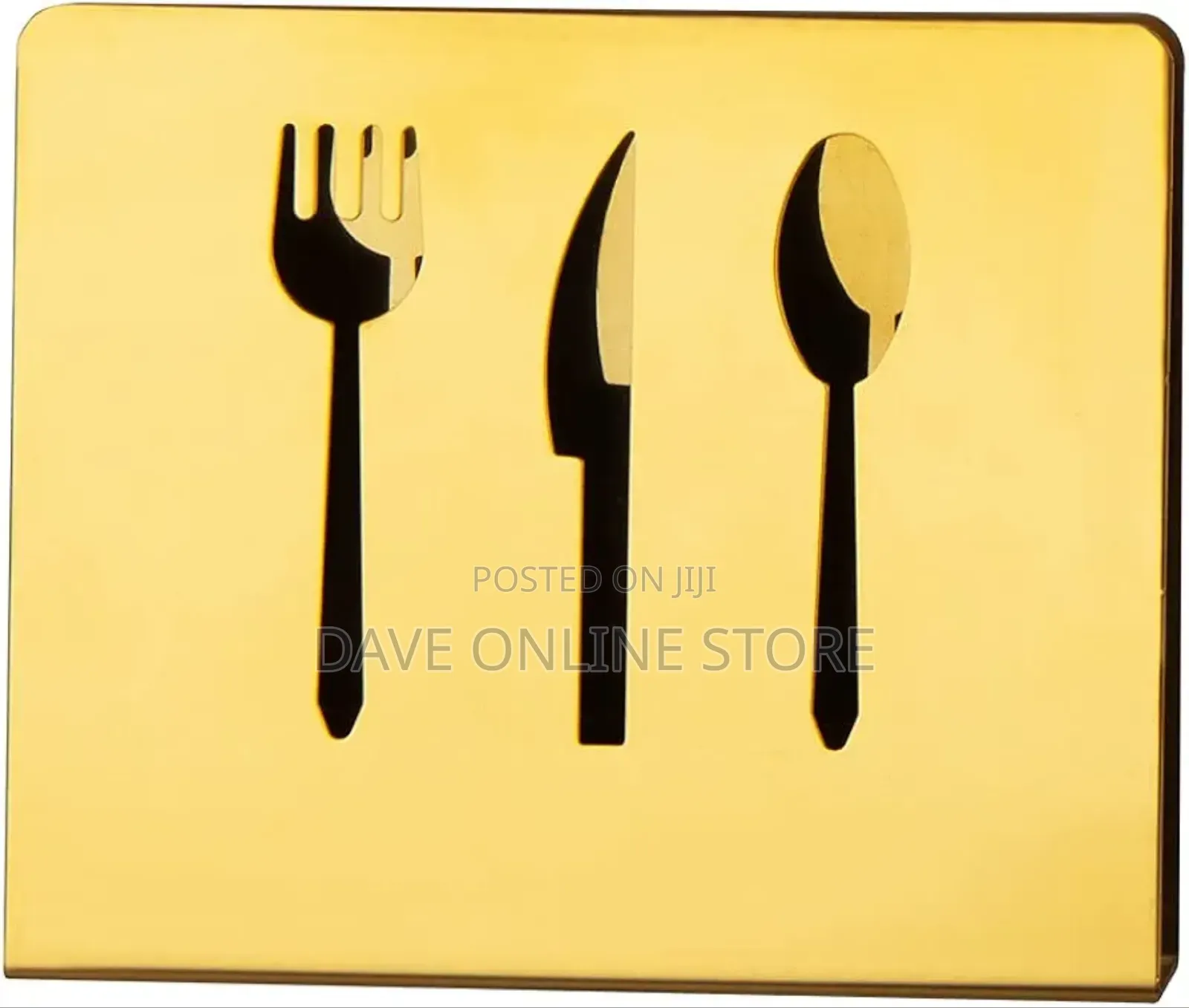 Modern Paper Napkin Holder (1 Pieces) - Silver and Gold