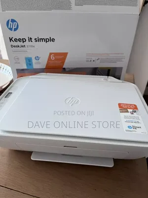Wireless HP Deskjet 2710e All-in-One Inkjet Printer - White