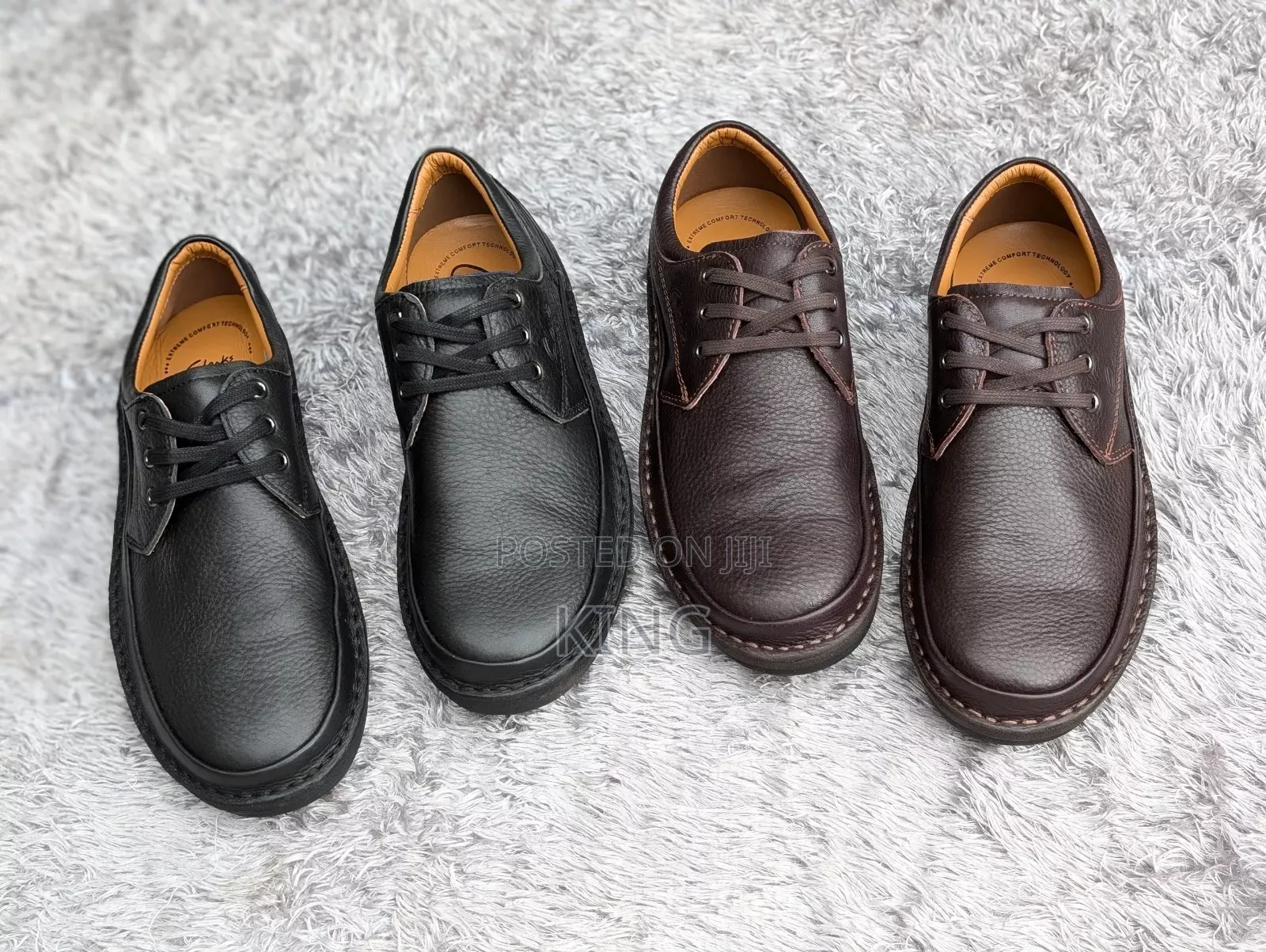 Iconic Mens Clarks Lace Up Casual Leather Shoes