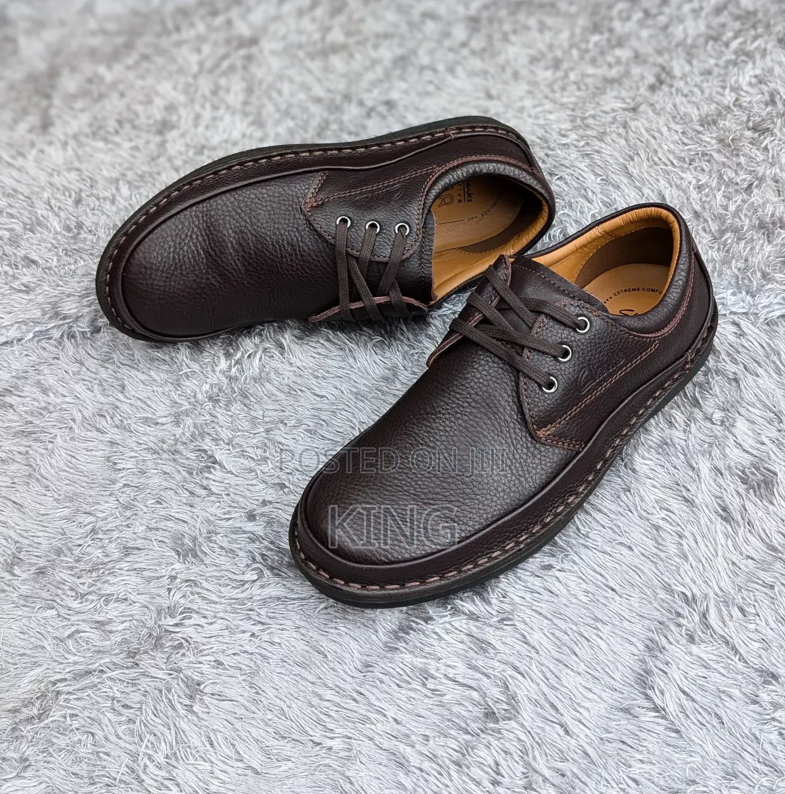 Loftus Mens Clarks Lace Up Casual Leather Shoes