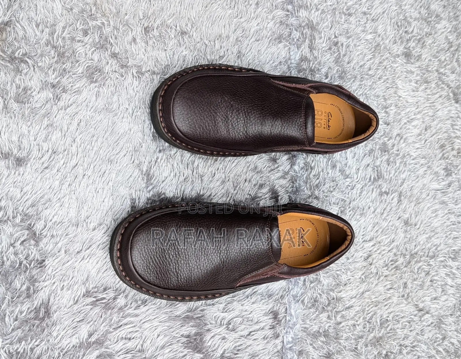 Original Brown Clarks Casual Active Air Premium Leather Shoe