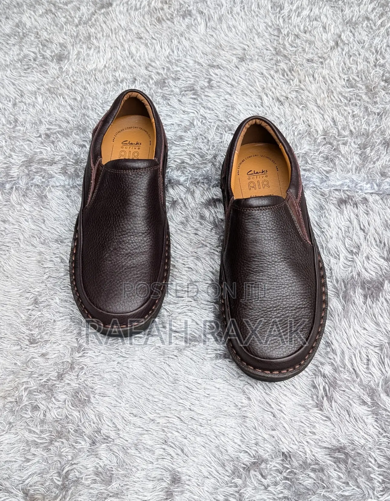 Original Brown Clarks Casual Active Air Premium Leather Shoe