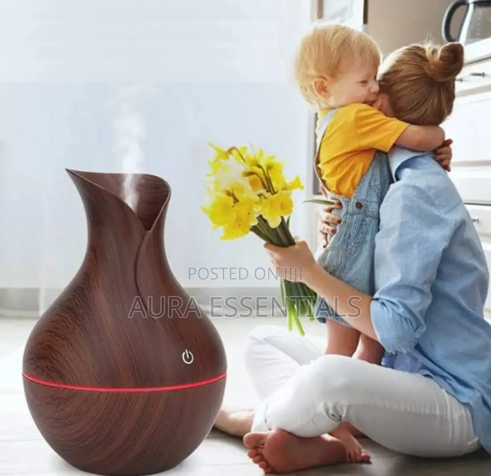 Onion Flower Wood Grain Humidifier