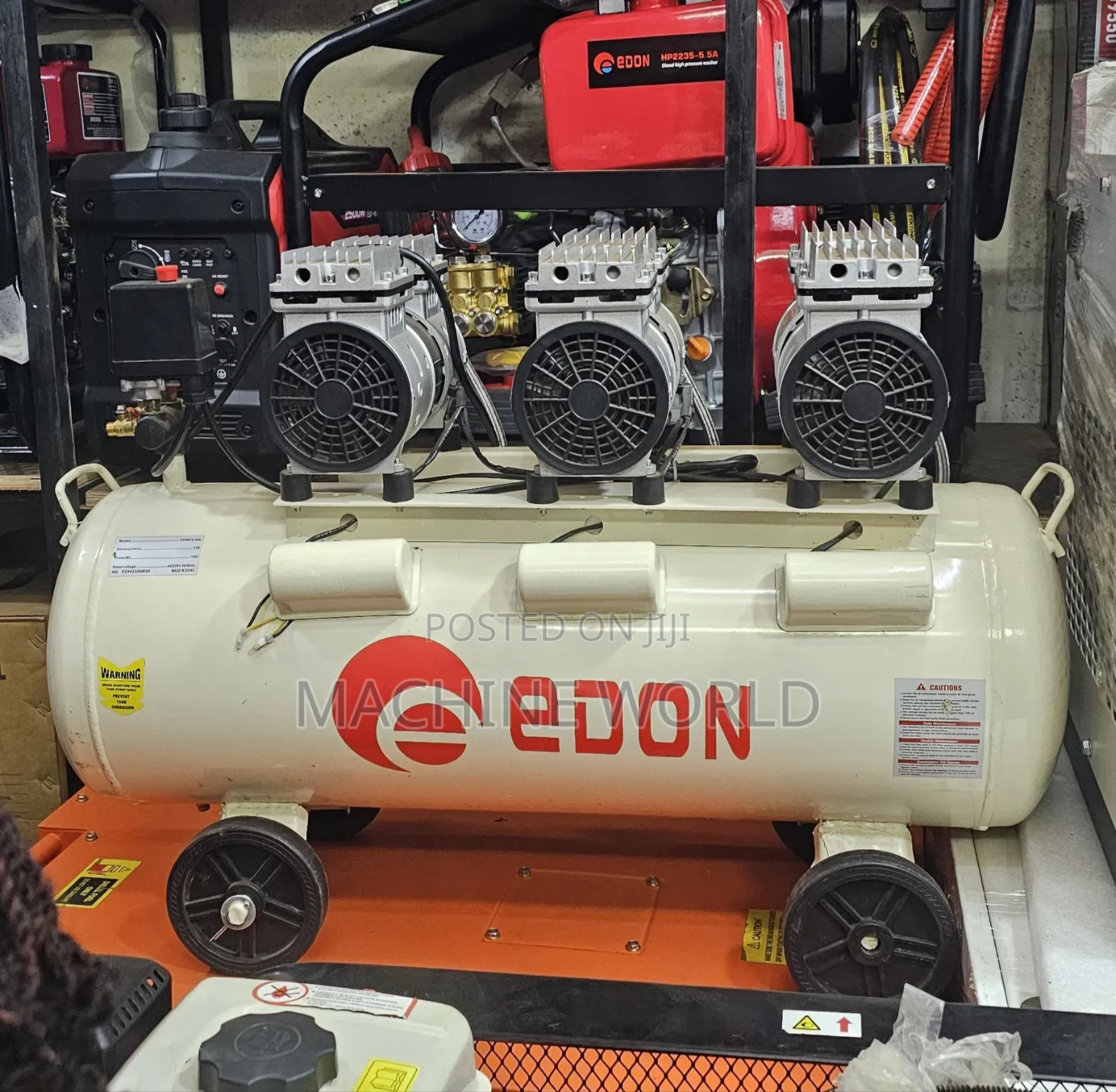 Silent Air Compressor 3motors Edon 550w