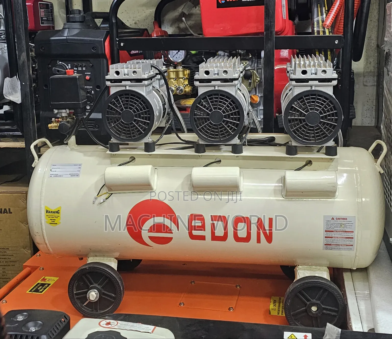 Silent Air Compressor 3motors Edon 550w