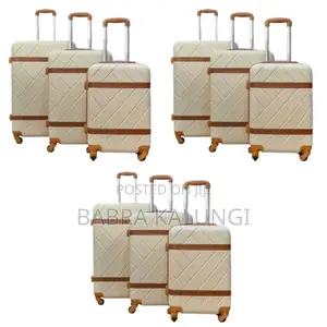 3 Pieces of Retro 20 25 29 Inches Rolling Luggage Carry