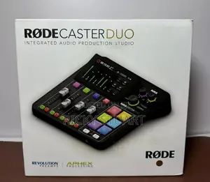Rodecaster Duo Streaming Mixer Audio Production Studio