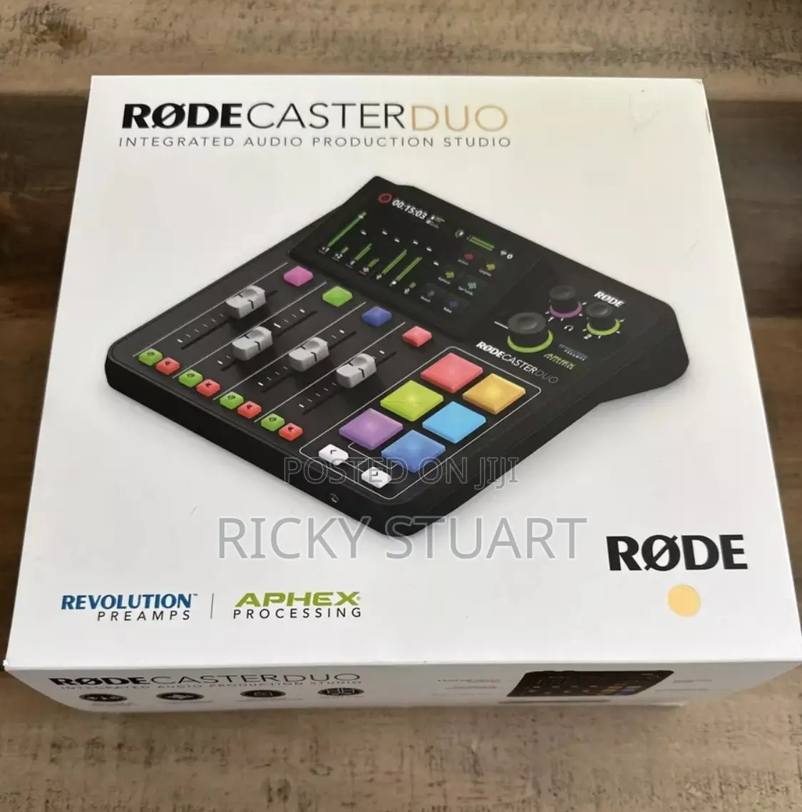 Rodecaster Duo Streaming Mixer Audio Production Studio