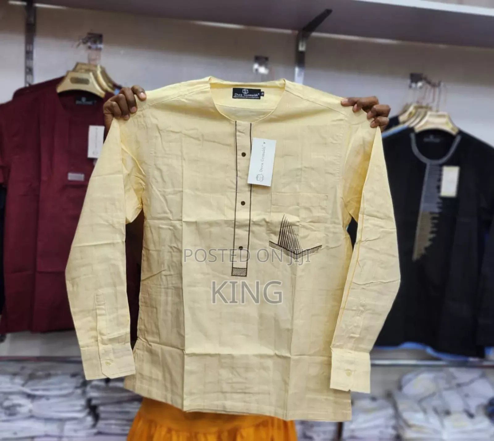 Great African Wear Kitengi Shirt. Long Sleeves