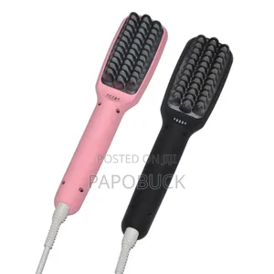 2 in 1 PTC Ionic Heating Brush