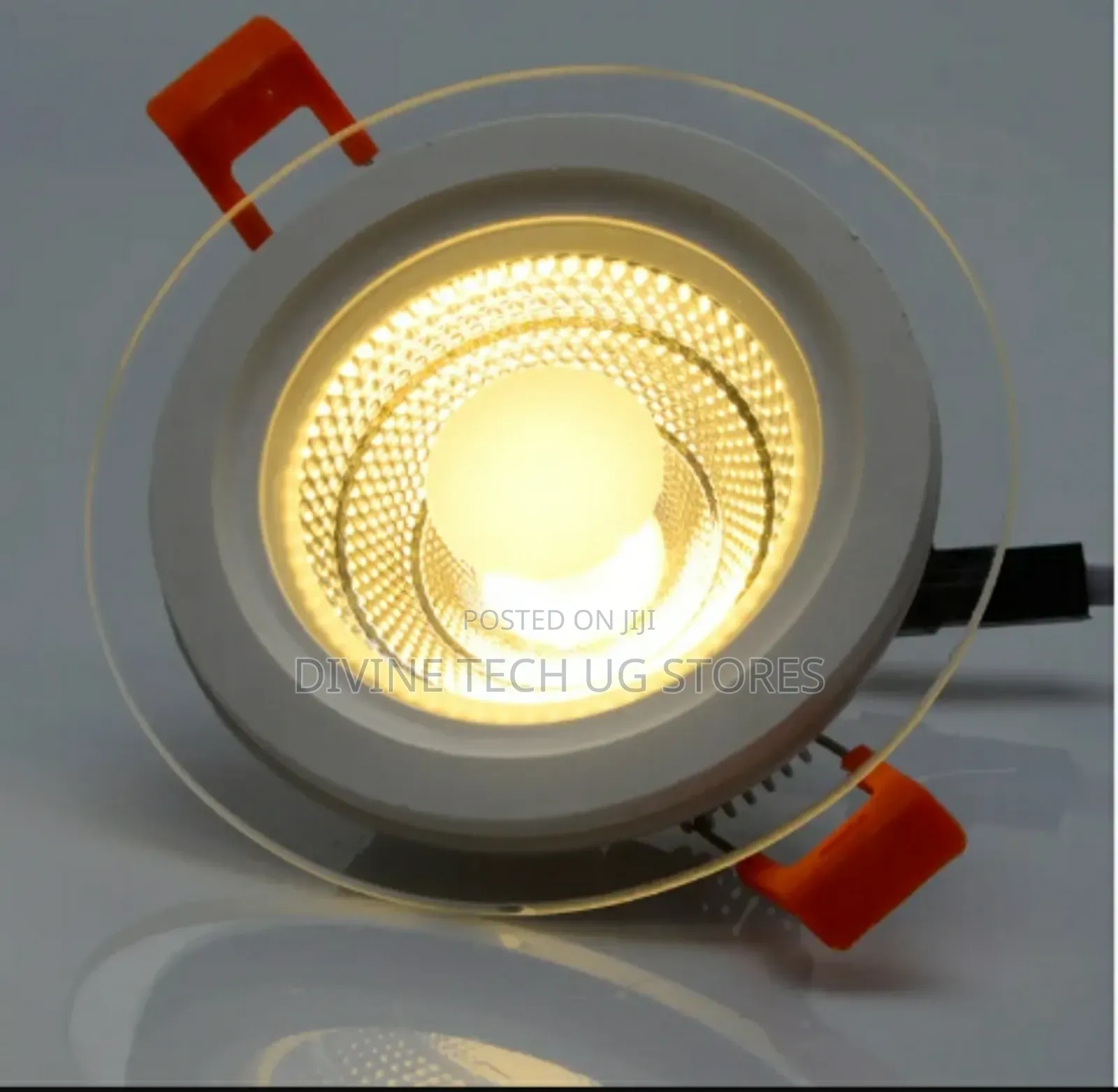 5W LED Spot Light With Glass Frame - White and Warm White