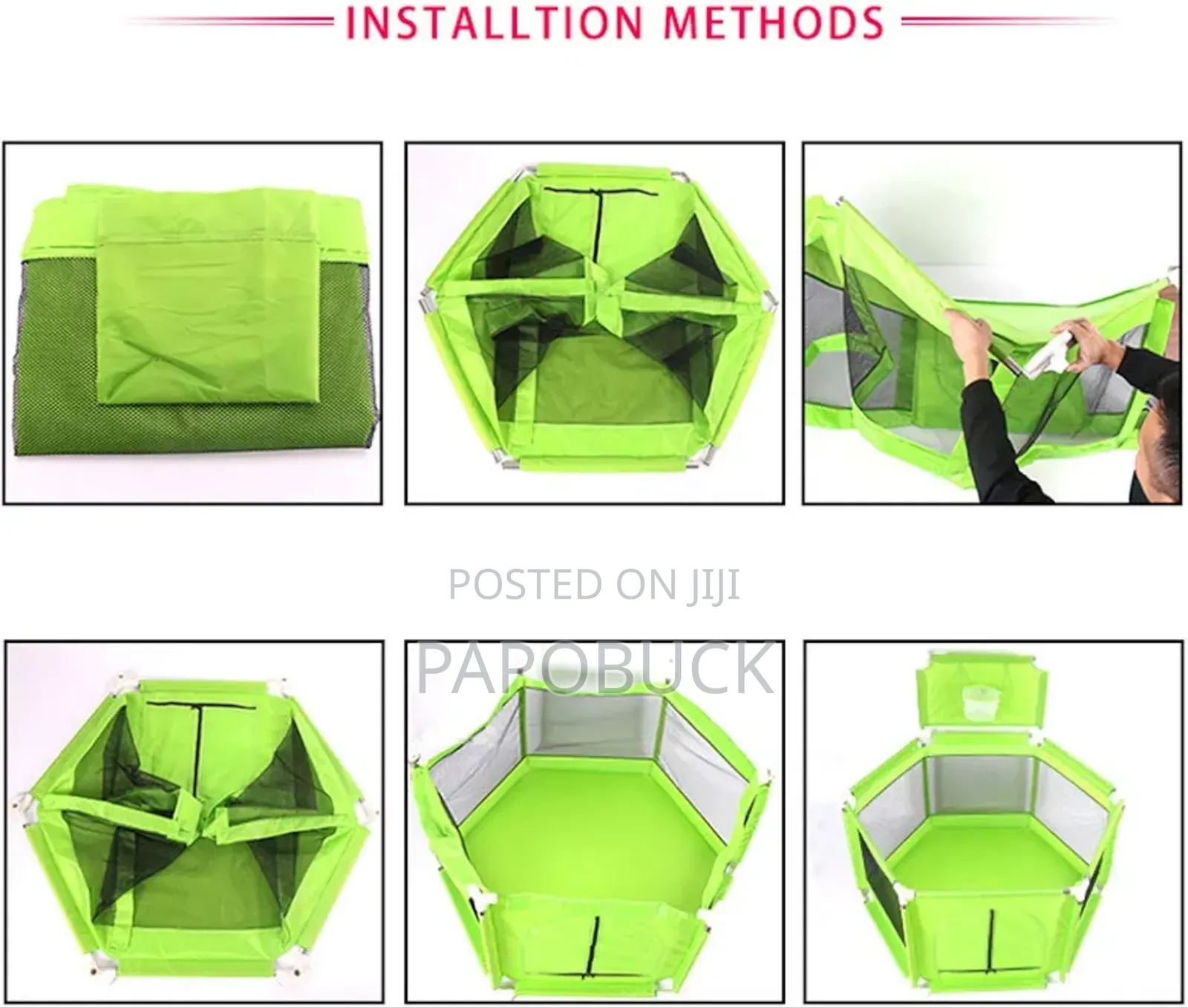 Kids Playpen Fence With 32 Colored Balls
