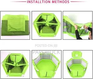 Kids Playpen Fence With 32 Colored Balls