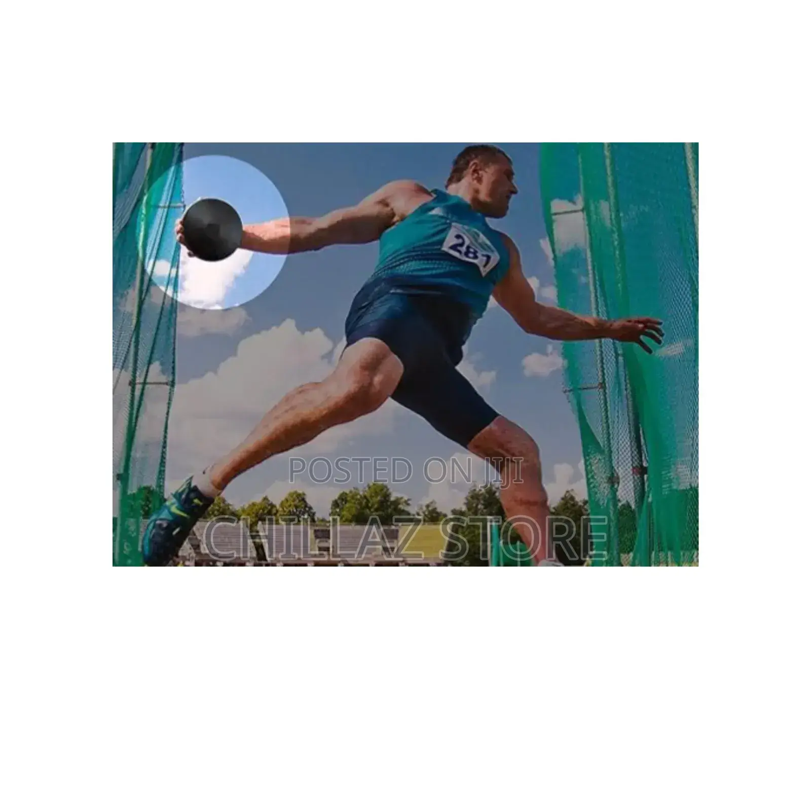 2kg Throw Rubber Discus .