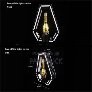 7-Color Ace of Spades Champagne Bottle Presenter