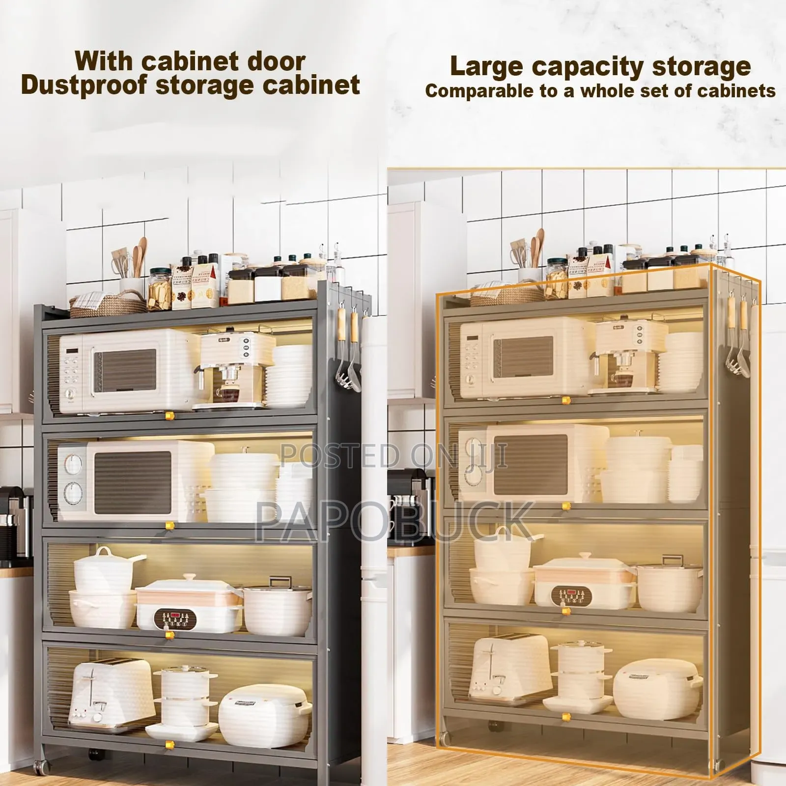 5 Tier Kitchen Drawer Cabinet